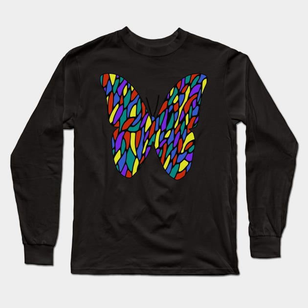 DID Pride Awareness | OSDD System Pride Awareness | Butterfly Long Sleeve T-Shirt by TheJadeCat